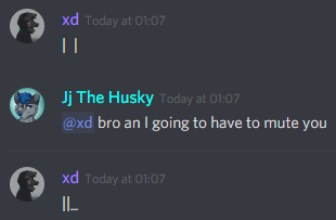 bro gonna have to mute